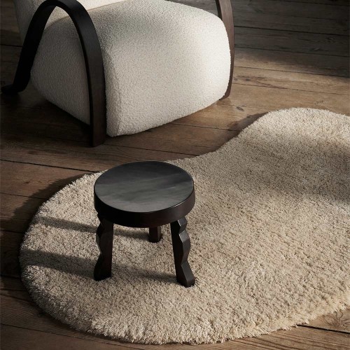 Hocker Faye - Dunkel gebeizte Mango