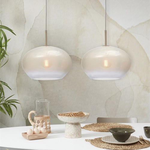 Bologna hanglamp - melk wit