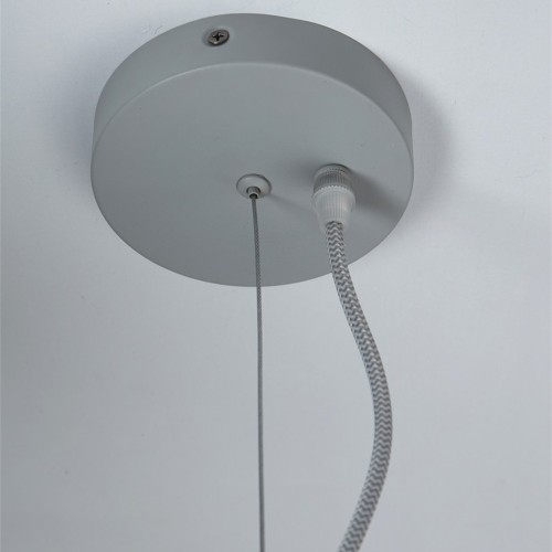 Lampe suspendue Bologna à 4 bras - gris