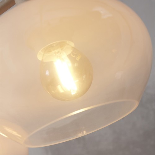 Lampe suspendue Bologna à 4 bras - milk white