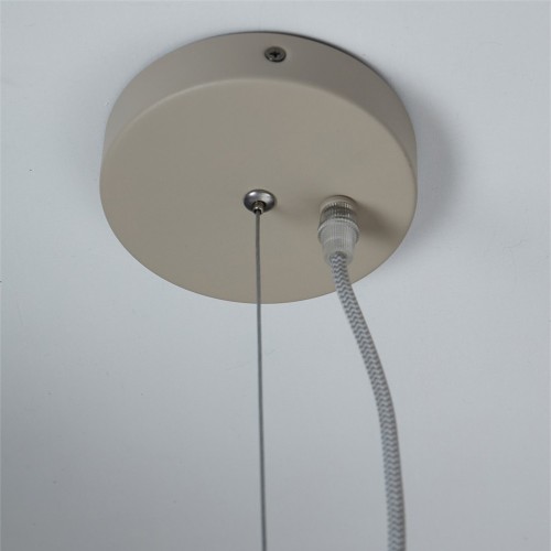 Lampada a sospensione Bologna con 4 bracci - bianco latte