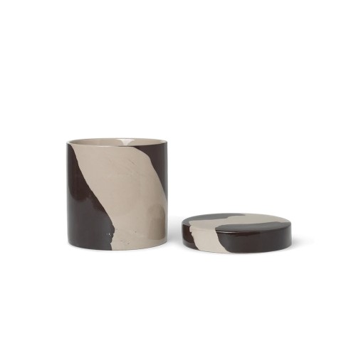 Contenedor Inlay L - arena/marrón