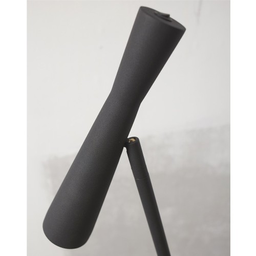 Lampada da terra Bordeaux GU10 - nero