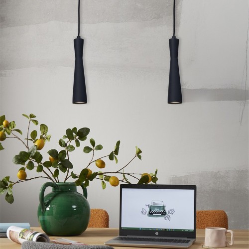 Lampada a sospensione Bordeaux GU10 - nero