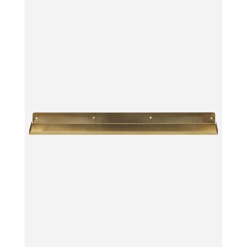 Ledge shelf - brass