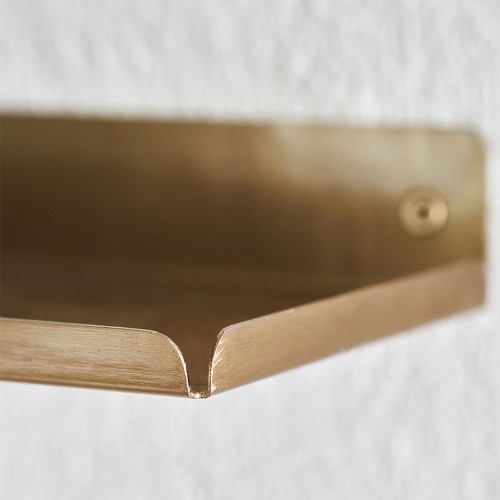 Ledge shelf - brass