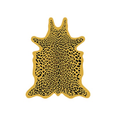 Mantel individual leopardo XS - amarillo