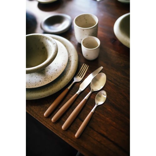 RENOIR 16-piece cutlery set - brown