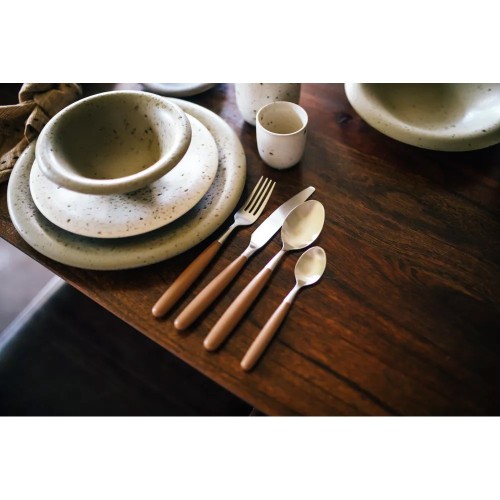 Set van 16 RENOIR couverts - bruin