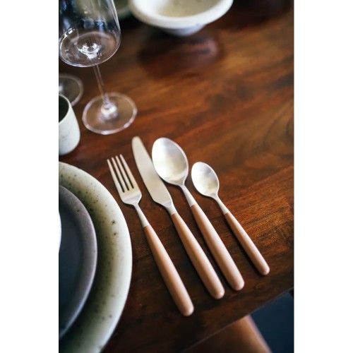 RENOIR 16-piece cutlery set - brown