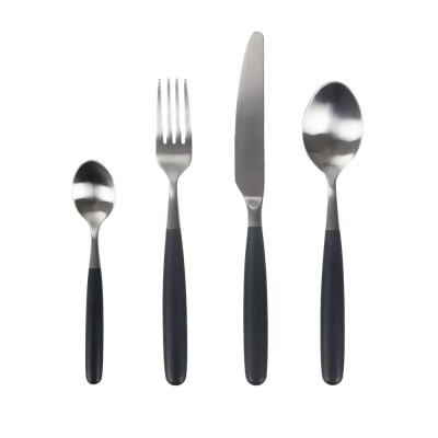Juego de 16 cubiertos RENOIR - negro