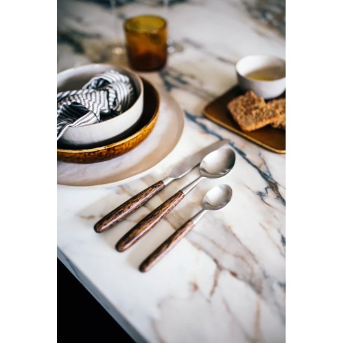 MATISSE 16-piece cutlery set - brown