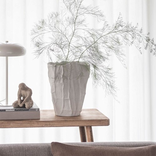 Vase Art Piece - blanc