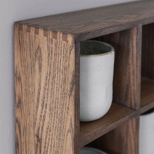 SHOWCASE case - dark oiled oak