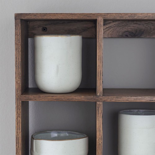 SHOWCASE kast - donker geolied eiken