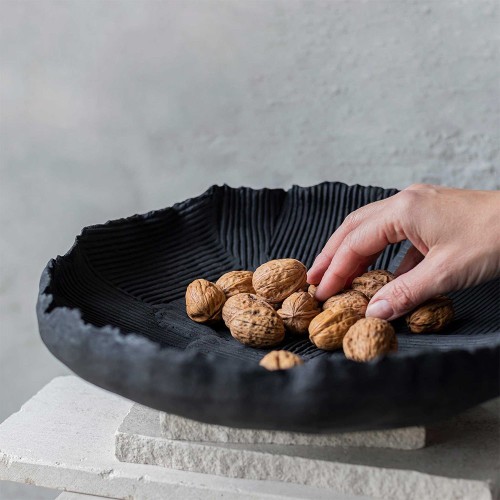 ART PIECE patch bowl - black