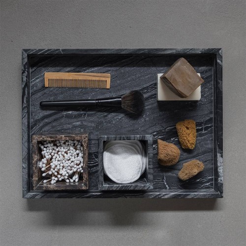 Vassoio deco MARBRE L - nero