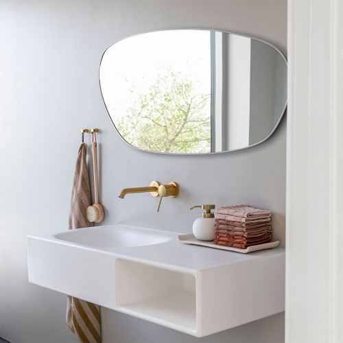 FIGURA L mirror - sand grey