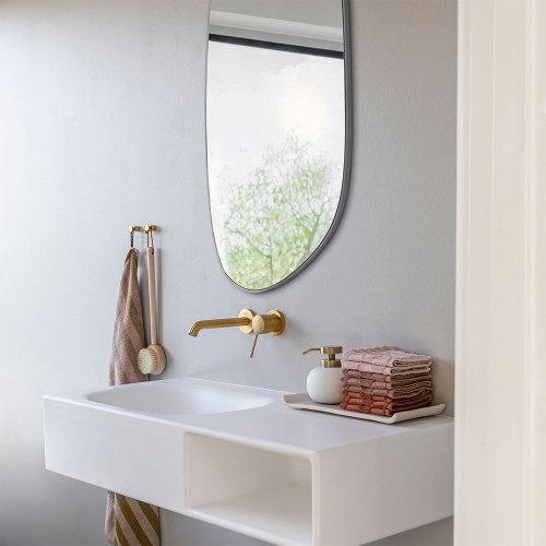 FIGURA L mirror - sand grey