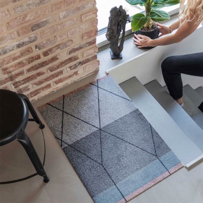 Multi-purpose rug LINEA 55x80 cm - dark grey Mette Ditmer