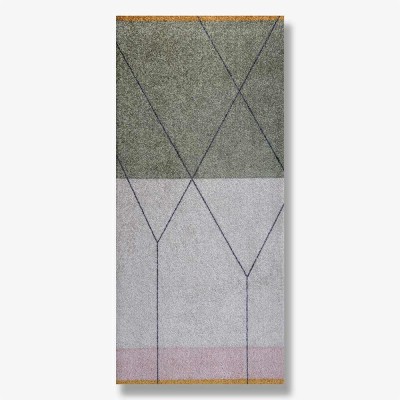 Alfombra multiusos LINEA 150x70 cm - tomillo 2