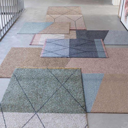Multi-purpose carpet LINEA 150x70 cm - thyme