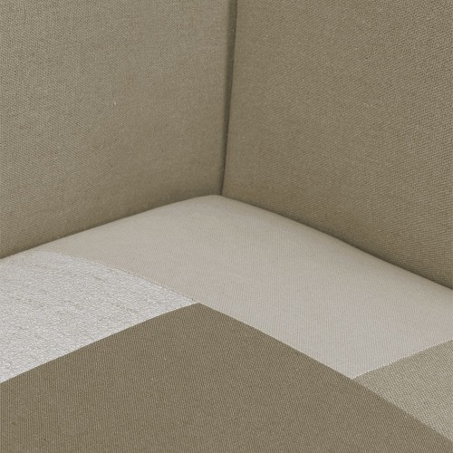 Catena Ecke L200 Patchwork - Natur/Gebrochenes Weiß