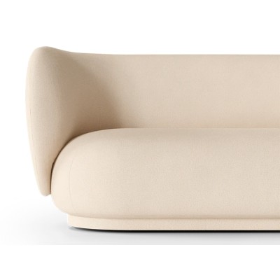 Rico 2 seater Brushed - Blanc Cassé 2