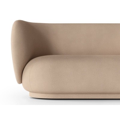 Rico 2 seater Brushed - Sand 2