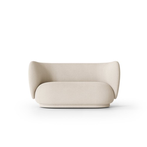 Rico 2 seater Boucle - Blanc Cassé