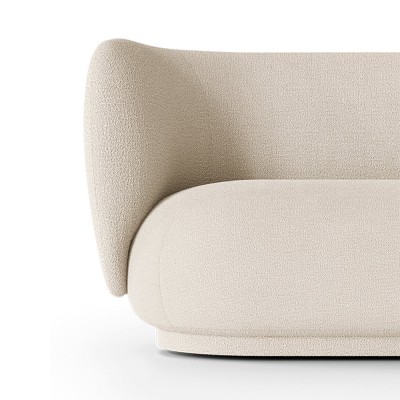 Rico 2 seater Boucle - Blanc Cassé 2