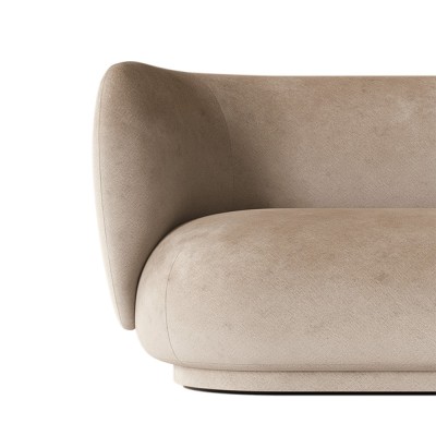 Rico 3 seater Velours Délavé - 16 Sable 2