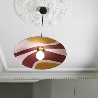 Hanging lamp Sonia Laudet M - Seventies Rose Market Set