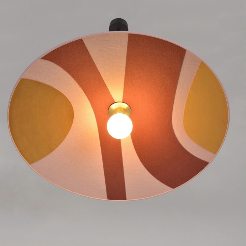 Hanging lamp Sonia Laudet M - Seventies Rose