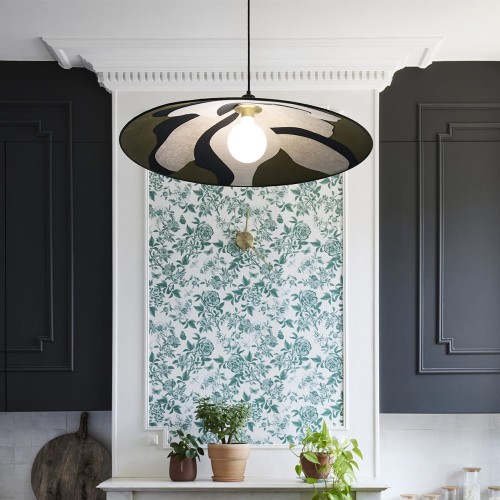 Suspension lamp Sonia Laudet M - Nostalgia kaki