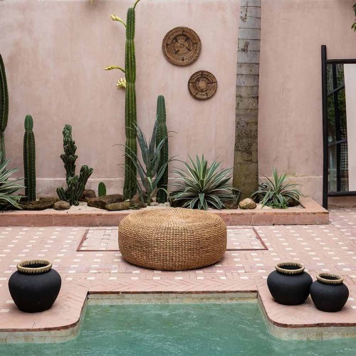 Hyacinth M Pouffe - Natural