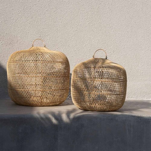 Batu Bolong M lampshade - Natural