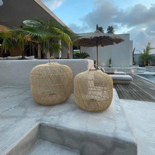 Batu Bolong M lampshade - Natural