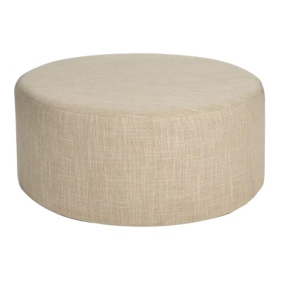 Pouf Delilah DIA 80 x H 35 cm - ecru Pomax