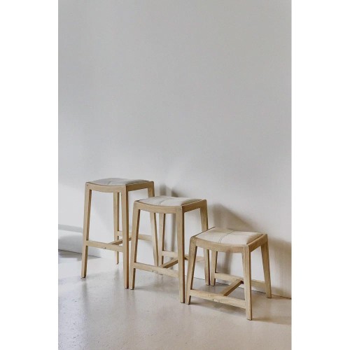 Kent kruk L 40 x B 35 x H 45 cm - naturel