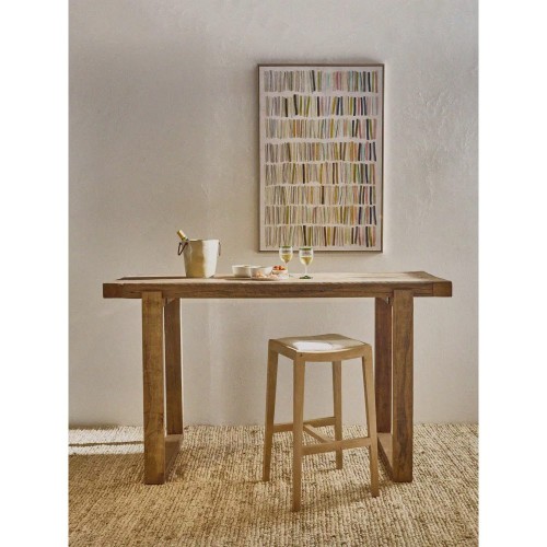 Taburete Kent L 40 x An 35 x Al 76 cm - natural