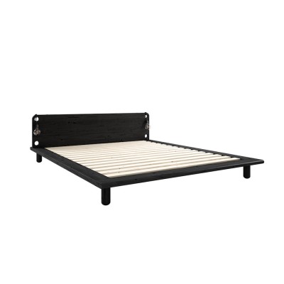 Peek Bed - 102 Black lacquered