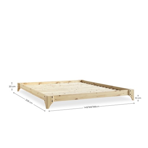 Bett Elan - 101 Clear lacquered