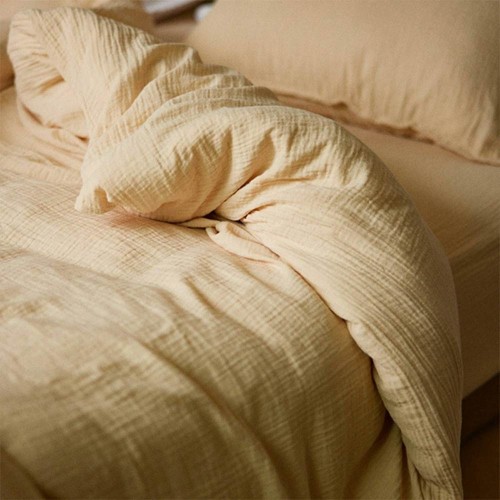 Comforter cover in cotton gauze