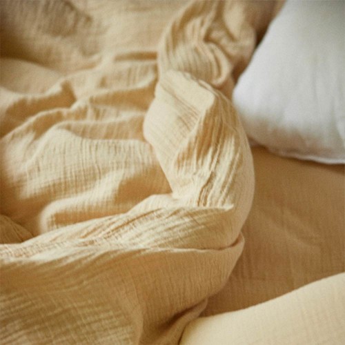 Housse de couette en gaze de coton