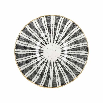 Zuppiera ALTO DIA 15,5 x H 7 cm - bianco e nero 2