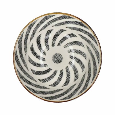 Bol à soupe ALTO DIA 15 x H 7 cm - noir/blanc 2