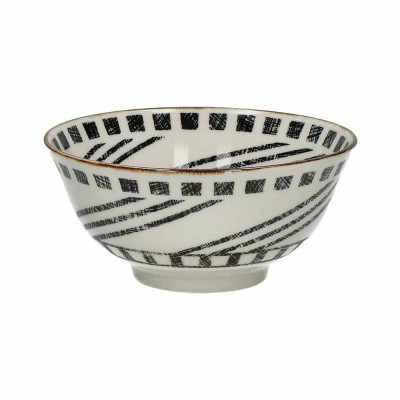 ALTO soup bowl - black/white Pomax