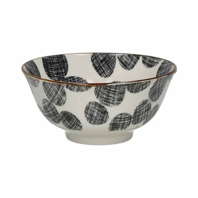 ALTO soup bowl DIA15 x H7 cm - black/white Pomax