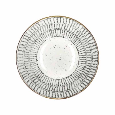 ALTO soup bowl - black/white 2